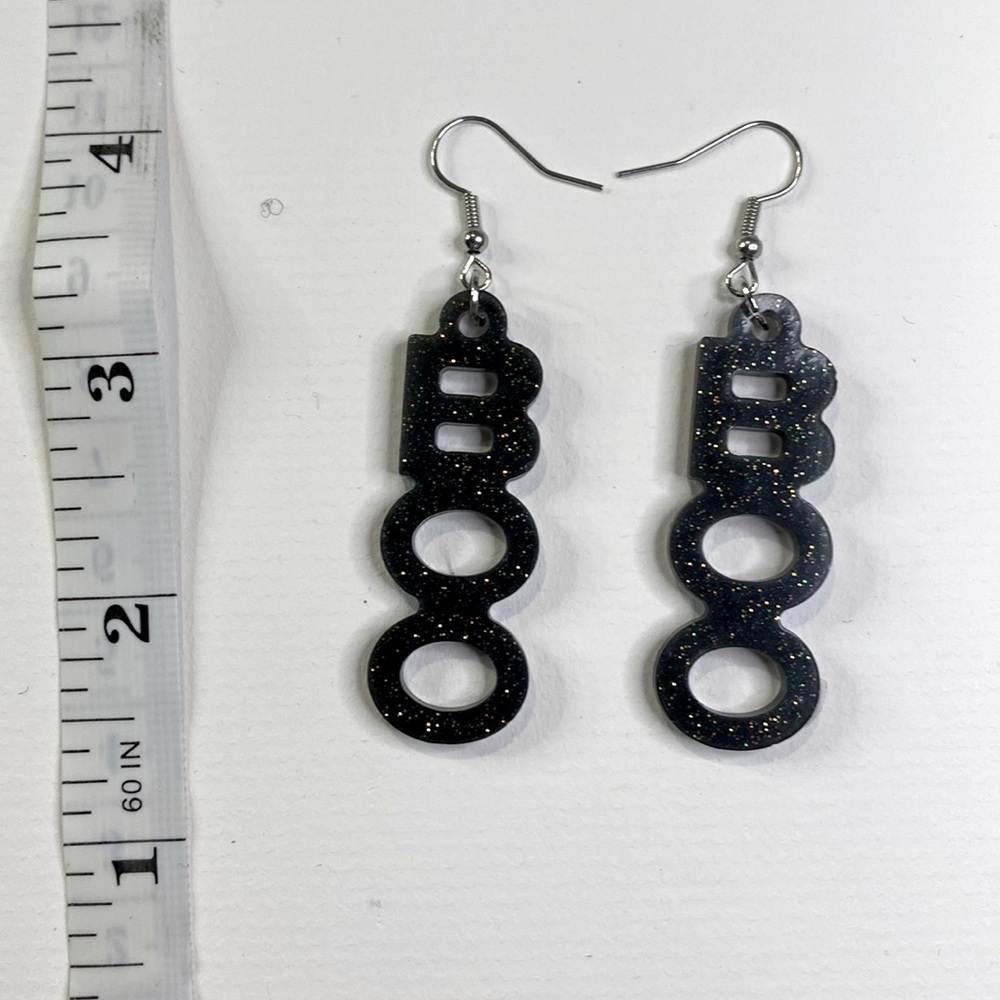 2for$20 bundle Boo Halloween Earrings